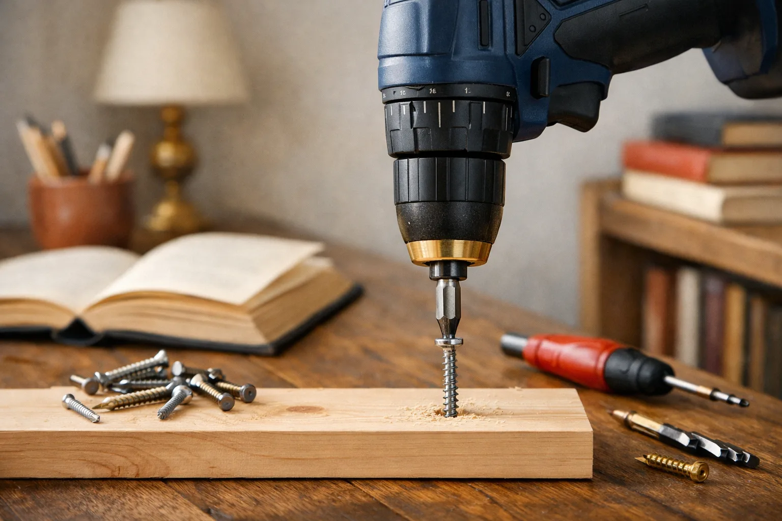 Principe de fonctionnement d’une perceuse visseuse