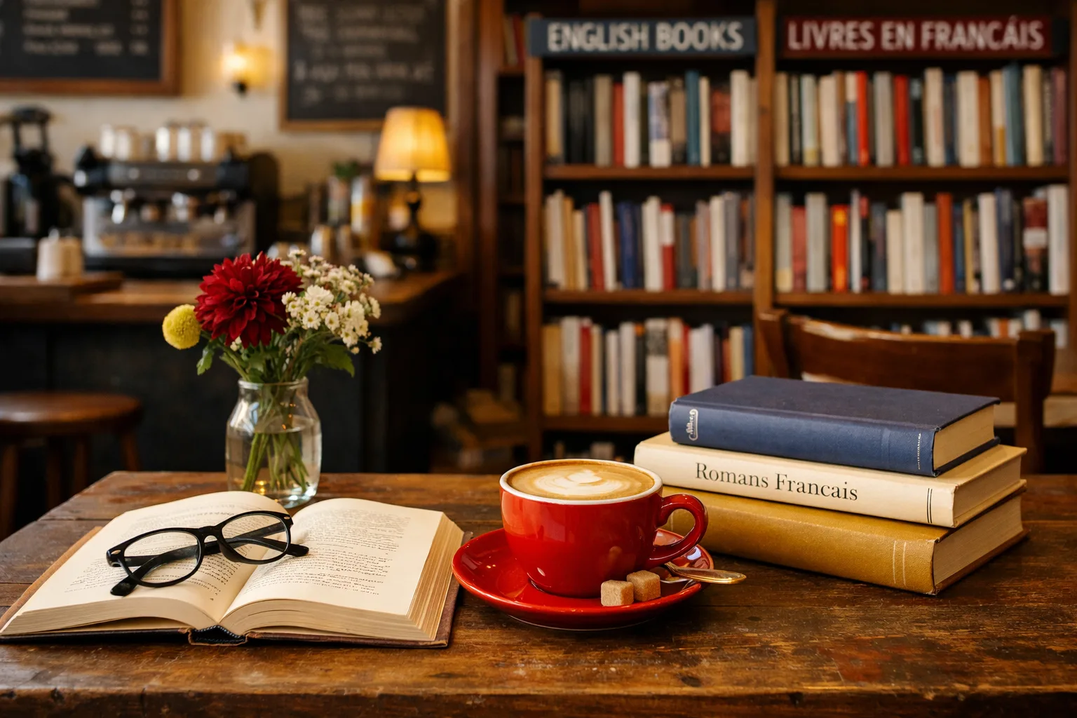 Librairies VO/VF & cafés-lecture