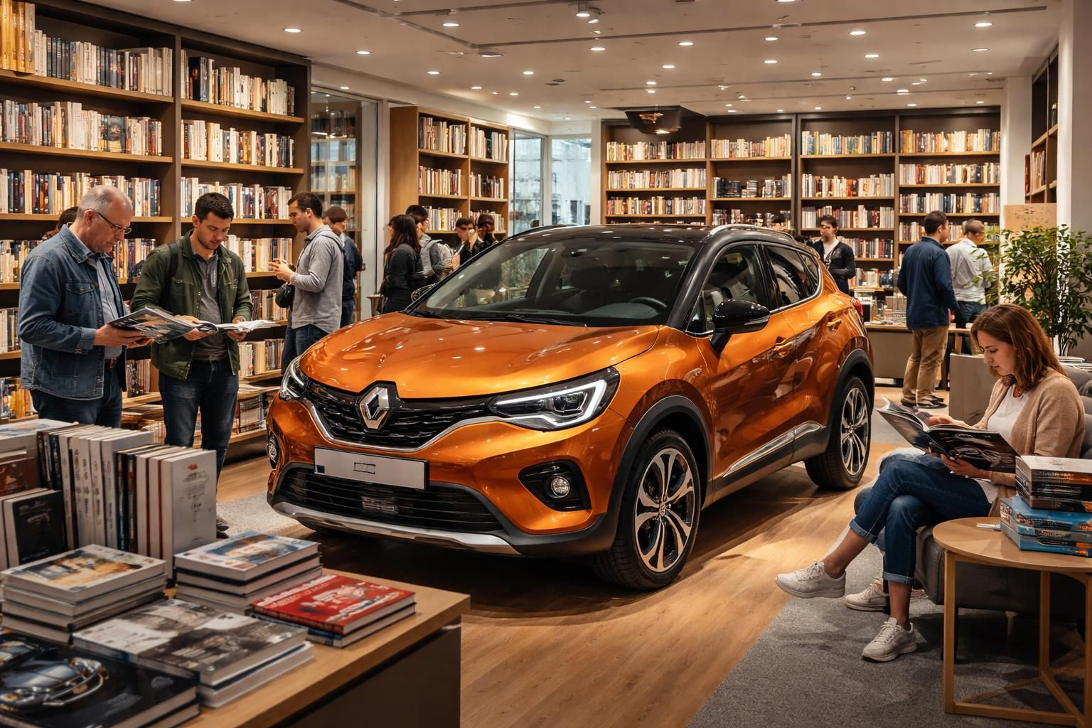 Renault Captur inspire les passionnés de lecture automobile en librairie